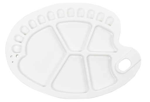 [1387610] Palette Conda ovale 25x35cm plastique