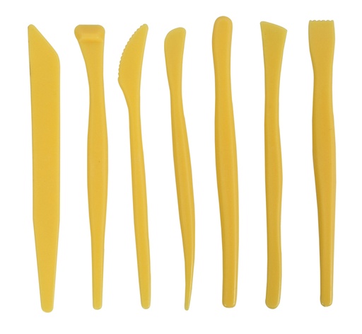 [1387615] Modeling spatula Conda set of 3 pieces 15 cm plastic