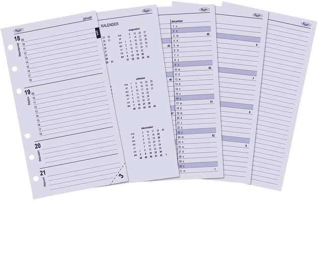 Recharge agenda 2024-2025 Kalpa Personal 7 jours/2 pages