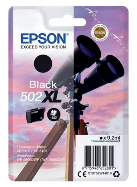 Cartouche d''encre Epson 502Xl T2W1 noir