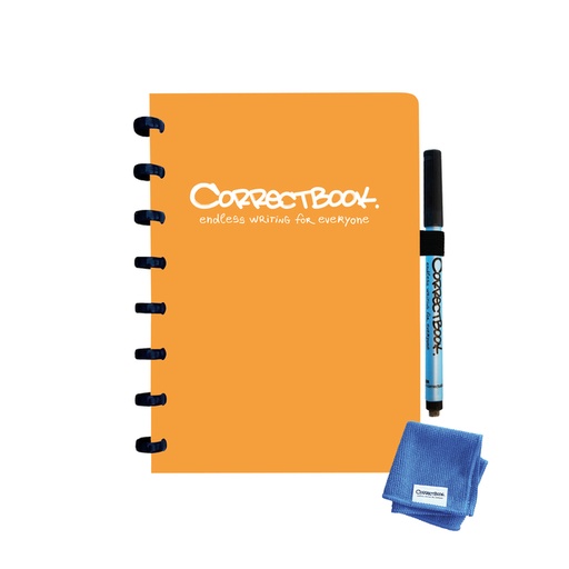 [1400717] Notitieboek Correctbook A5 lijn 40blz peachy orange