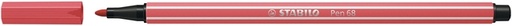 [1400829] Viltstift STABILO Pen 68/47 medium roestig rood