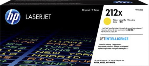 [1400611] Cartouche toner HP W2122X 212X jaune