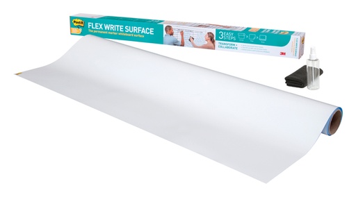 [1400415] Whiteboardfolie Post-it Super Sticky Flex Write Surface 121,9x243,8cm wit