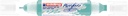 Marqueur acrylique 3D edding e-5400 double pointe turquoise opulent