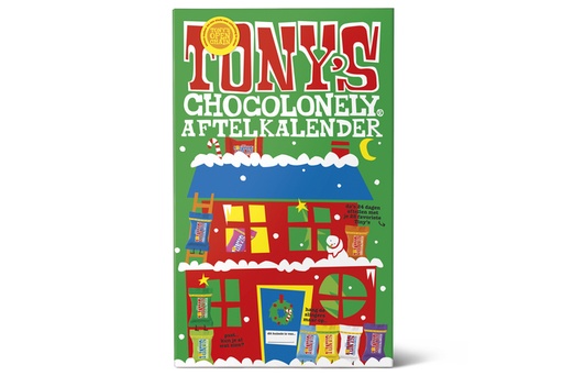 [1400969] Tonys Chocolonely Noël Calendrier Big Tiny 225g