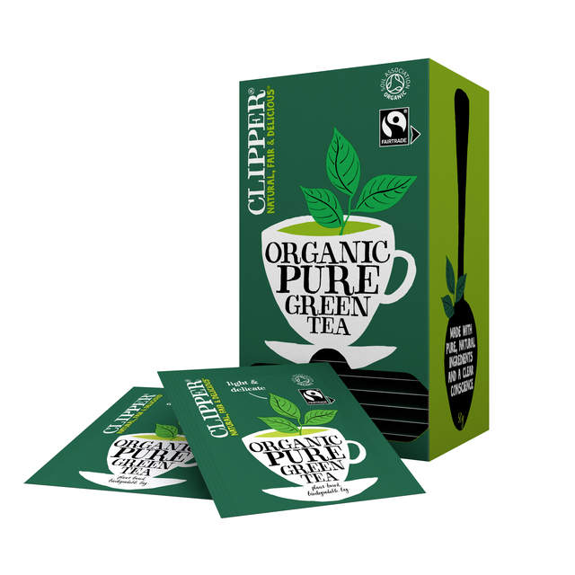 Thé Clipper Fairtrade Green Bio 25 sachets