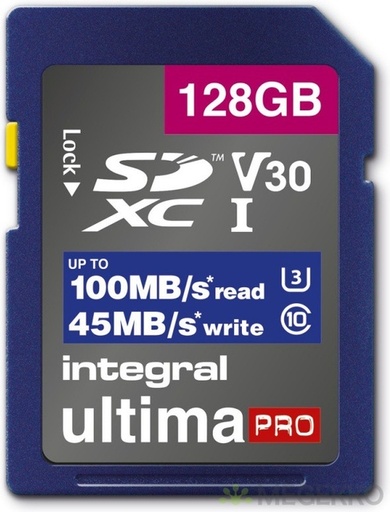 [1402304] Carte mémoire Integral SDHC-XC 128Go
