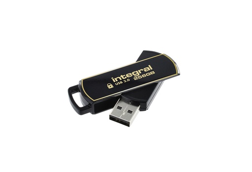 [1402316] Clé USB 3.0 Integral Secure 360 USB-A 256Go noir