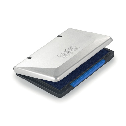 [1399366] Tampon encreur Trodat 9071M métal 90x50mm bleu