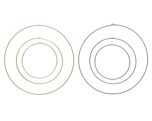 [1401034] Ijzeren figuur cirkel assorti