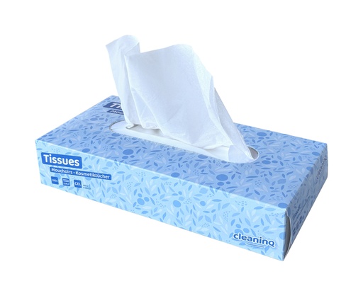 [1401012] Facial tissues Cleaninq F1 2-laags 100 vel wit