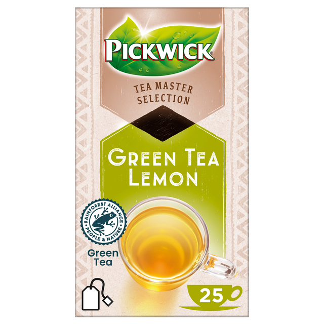 Thé Pickwick Master Selection green tea lemon 25 pièces