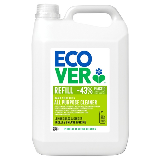 [1403446] Allesreiniger Ecover citroengrass & gember navulflacon 5L