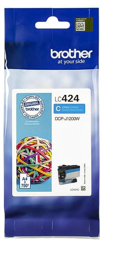 [1403478] Cartouche d'encre Brother LC-424C bleu