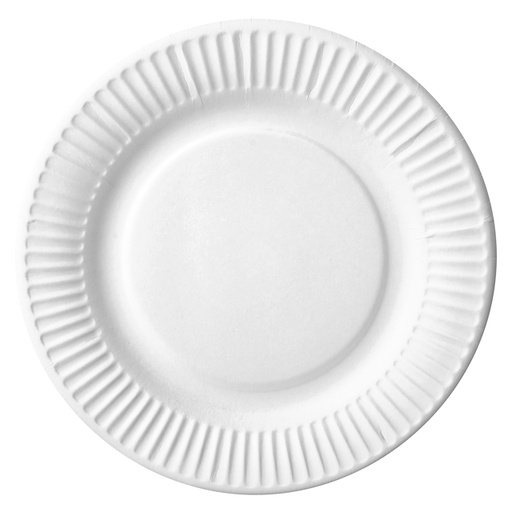 [1405364] Assiette IEZZY 180mm carton blanc 100 pièces