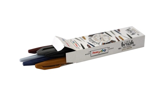 [1404675] Feutre pinceau Pentel Sign SES15C City Crush assorti 6 pièces