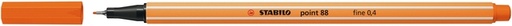 [1405423] Fineliner STABILO point 88/30 Fin vermillon pâle