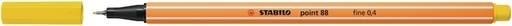 [1405424] Fineliner STABILO point 88/24 fijn citroengeel