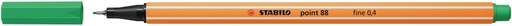 [1405431] Fineliner STABILO point 88/16 Fin vert émeraude clair