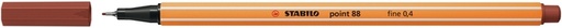 [1405436] Fineliner STABILO point 88/75 fijn sienna