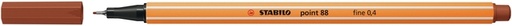 [1405437] Fineliner STABILO point 88/38 fijn krijtrood
