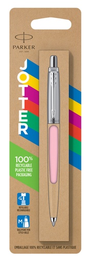 [1398828] Balpen Parker Jotter Original pastel pink CT medium blister à 1 stuk