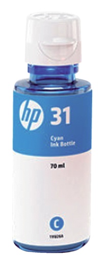 [411885] Recharge encre HP 1VU26AE 31 bleu