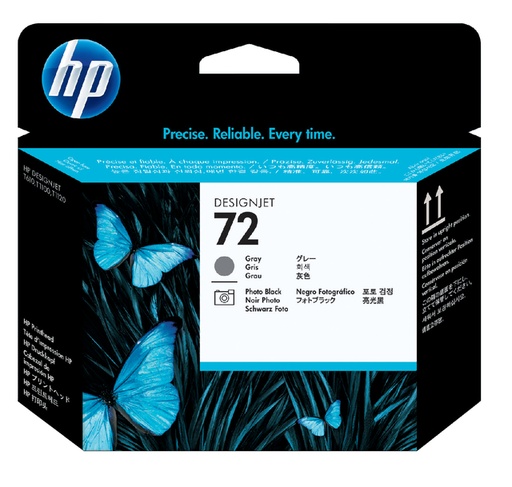 [411181] Tête d'Impression HP C9380A 72 gris + photo noir