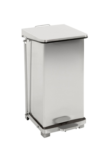 [1405194] Poubelle à pédale Vepa Bins Industriel 45L inox mat