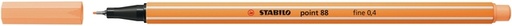 [1405098] Fineliner STABILO point 88/25 fijn pastel oranje