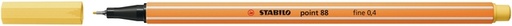 [1405102] Fineliner STABILO point 88/23 fijn lichtgeel