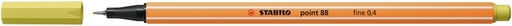 [1405103] Fineliner STABILO point 88/67 fijn mosterd