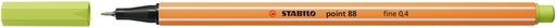 [1405107] Fineliner STABILO point 88/14 Fin citron vert