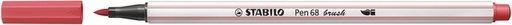 [1405137] Feutre pinceau STABILO Pen 568/47 rouge terracotta