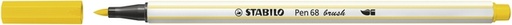 [1405142] Feutre pinceau STABILO Pen 568/24 jaune citron