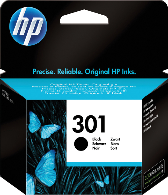 Cartouche d’encre HP CH561EE 301 noir