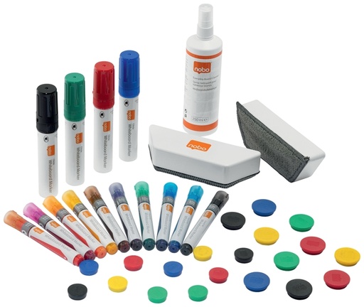 [1405267] Kit Accessoires tableau blanc Nobo Move & Meet 37 pièces