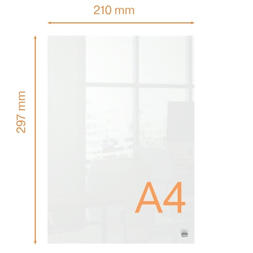 [1405270] Bloc-notes acrylique Nobo A4 transparent