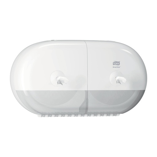 [1406134] Distributeur papier toilette Tork T9 Elevation 682000 SmartOne petit Duo blanc