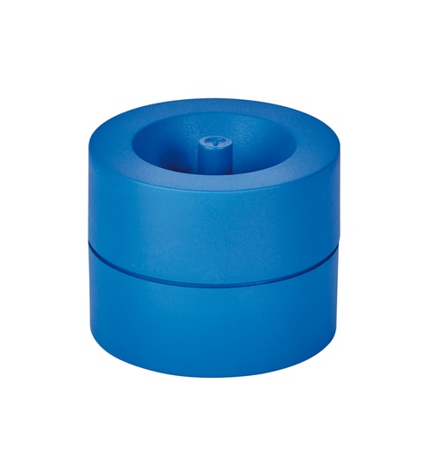 [1406384] Papercliphouder MAULpro magnetisch recycled Ø73x60mm blauw