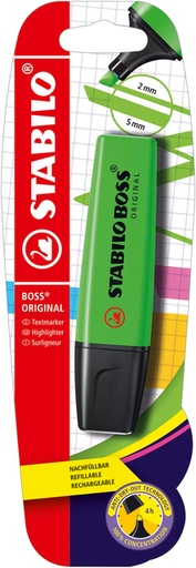 [1406503] Markeerstift STABILO BOSS Original 70/33 groen blister à 1 stuk