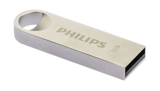 [1406234] Clé USB 2.0 Philips Moon USB-A 32Go argent