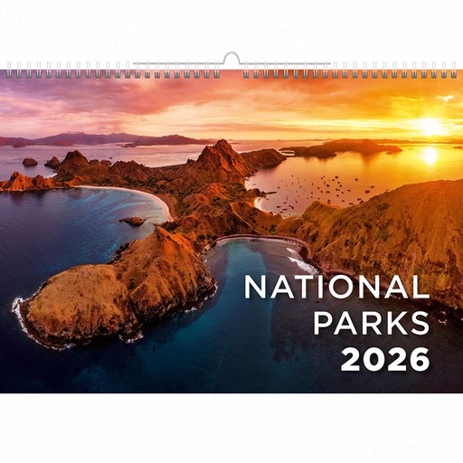 [1406186] Kalender 2026 Helma 365 31.5x45cm Nationale parken