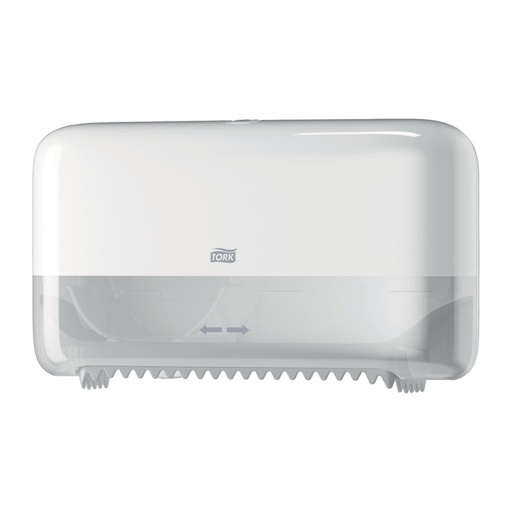 [1407385] Toiletpapierdispenser Tork T7 Elevation Optiserve Coreless medium duo wit 558040
