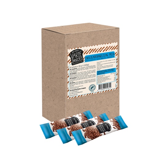 [1402459] Vermicelles en chocolat Van Oordt VarieJantjes lait 12x 10g