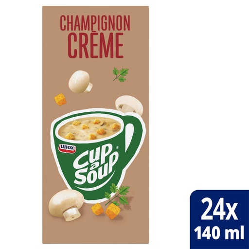 [1403248] Cup-a-Soup Unox Crème de champignons 24x 140ml