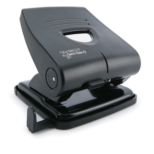 [1403371] Perforateur Rapesco Germ-Savvy Heavy Duty 827-P Antibactérien 2 trous noir