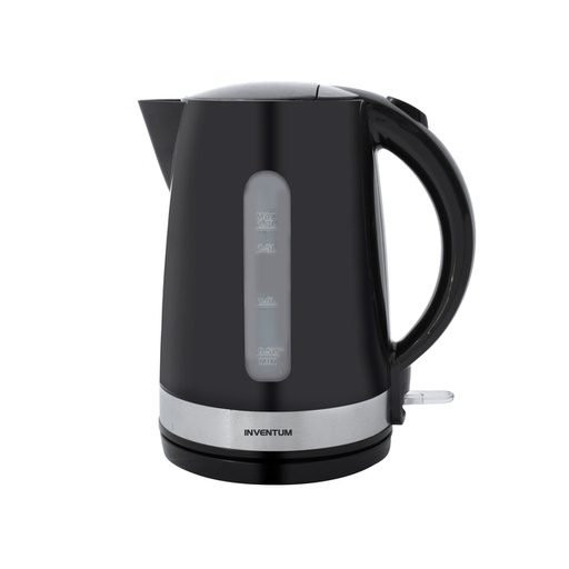 [1407074] Waterkoker Inventum 1.7liter zwart met rvs