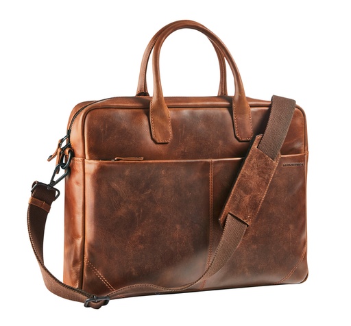 [1403269] Businesstas Maverick The Original met laptopvak 15.6" leer bruin